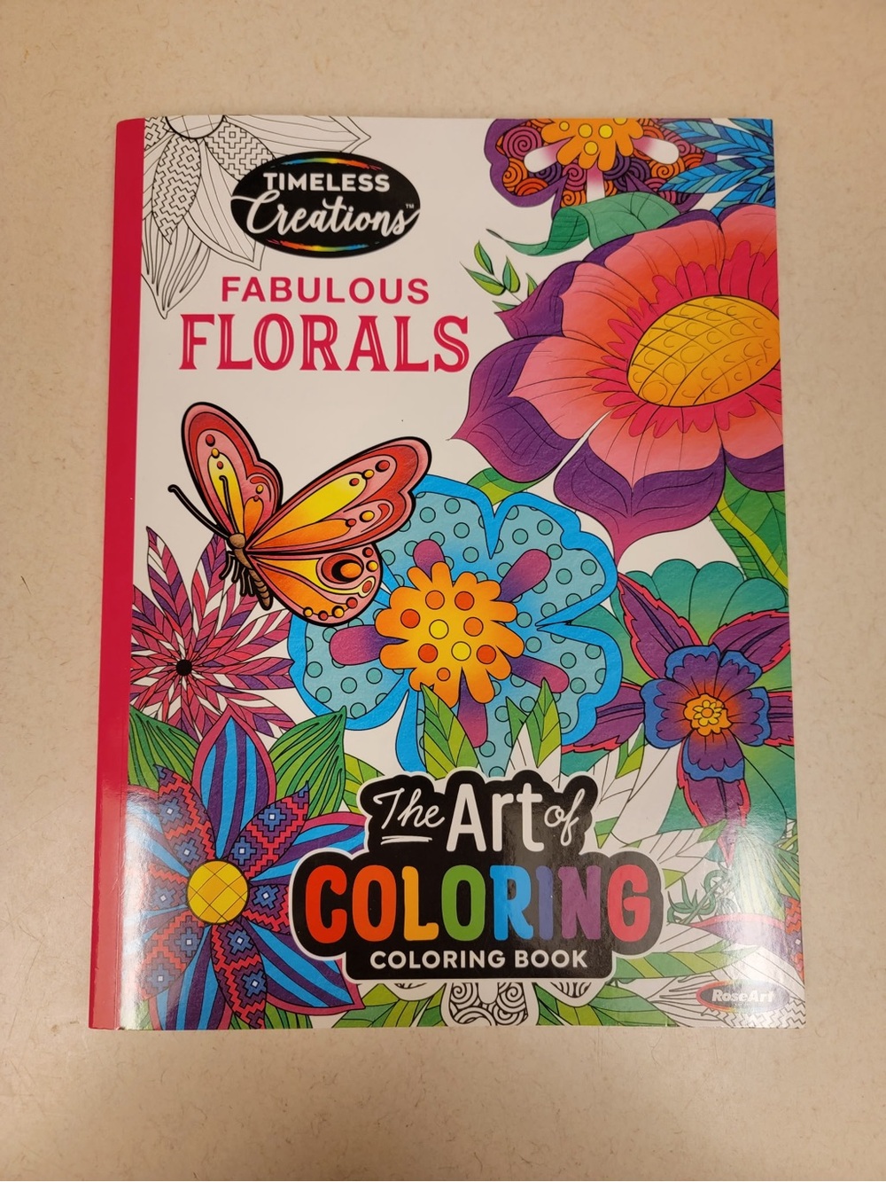 Fabulous Florals Coloring Book - Multicolor